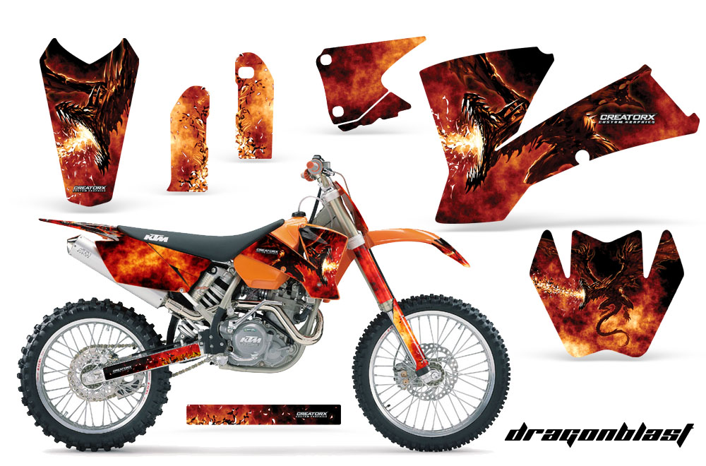 KTM C1 SX EXC MXC Dragonblast OB NP